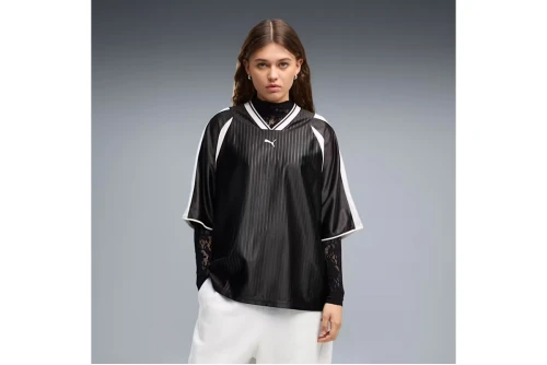 Puma T7 Oversized Football Jersey T-Shirt Γυναικείο (636622 01)