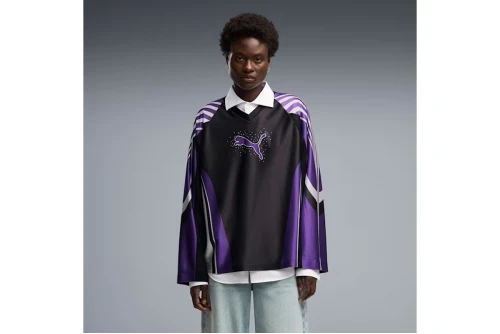 Puma Street Glam Bedazzled Jersey Μπλούζα Με V Γυναικεία (636650 01)
