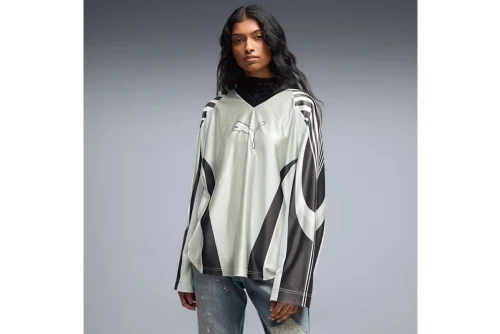 Puma Street Glam Bedazzled Jersey Μπλούζα Με V Γυναικεία (636650 29)