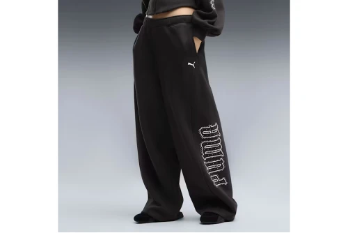 Puma Street Glam Slouchy Bedazzled Παντελόνι Φόρμας Γυναικείο (636652 01)