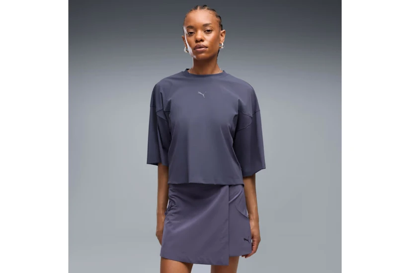 Puma Tech Sense Oversized Γυναικείο Κοντομάνικο T-Shirt Μωβ