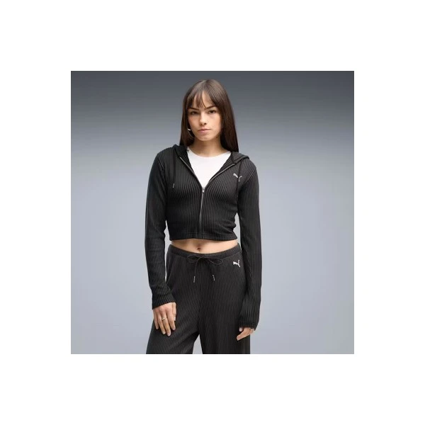 Puma Essentials Ribbed Ζακέτα Πολυεστερική Γυναικεία (636669 01)