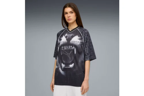Puma Street Glam Relaxed Graphic Jersey T-Shirt Γυναικείο (637068 01)
