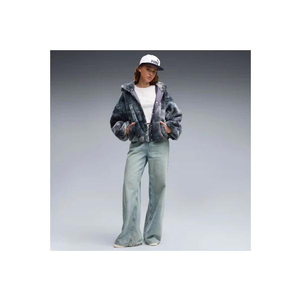 Puma Street Glam Highloft Oversized Γουνάκι Συνθετικό Γυναικείο (637142 35)