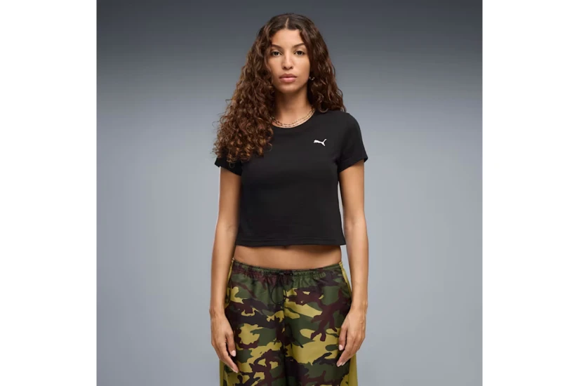 Puma Essentials Baby Cropped T-Shirt Γυναικείο (638756 01)