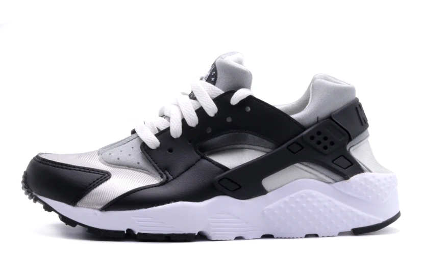 Nike Huarache Run Παιδικά Sneakers Ασημί, Μαύρα