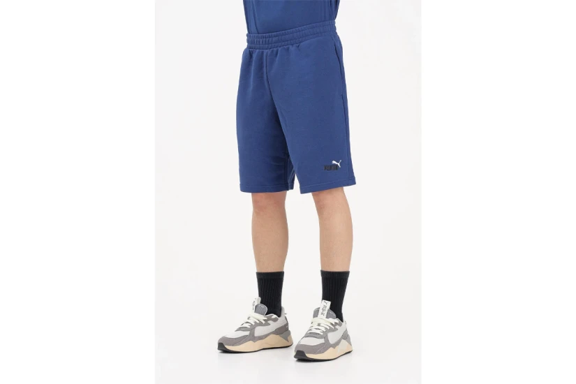 Puma Essentials 2 Color No 1 Logo Ανδρική Αθλητική Βερμούδα Μπλε