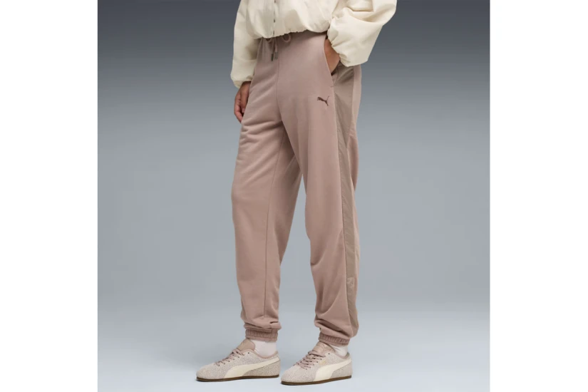 Puma Her High-Waist Γυναικείο Παντελόνι Φόρμας Σάπιο Μήλο