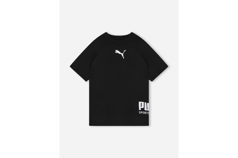 Puma Sport Graphic Ανδρικό Κοντομάνικο T-Shirt Μαύρο