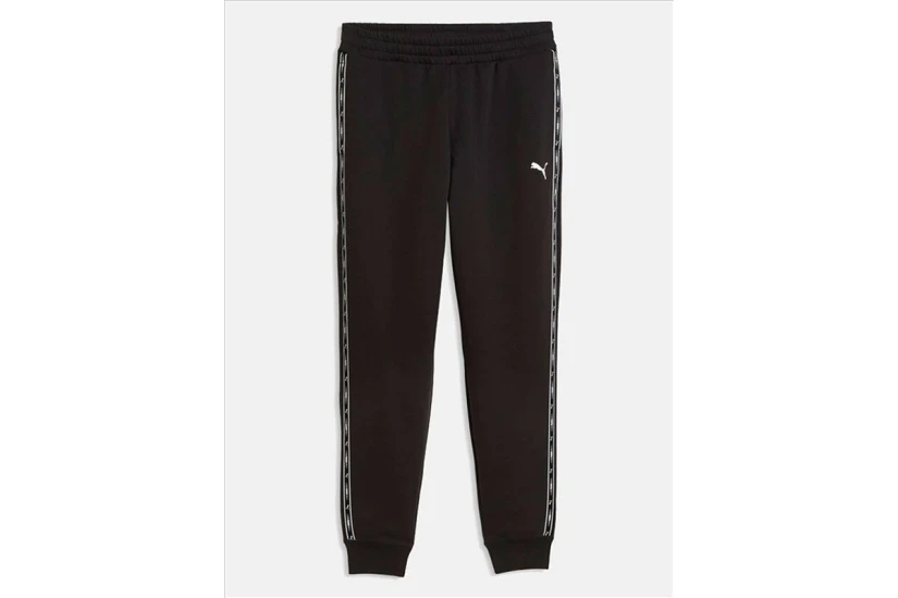 Puma Essentials Tape Fleece Ανδρικό Παντελόνι Φόρμας Μαύρο