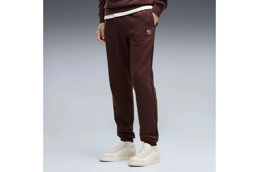 Puma Essentials Elevated Ανδρικό Παντελόνι Φόρμας Καφέ