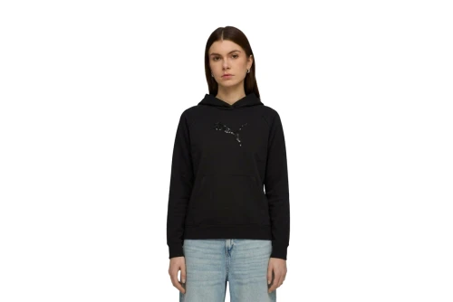 Puma Essentials Sequins Hoodie Γυναικείο (694577 01)