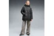 Puma Style Padded Relaxed Γυναικείο Μπουφάν Puffer με Κουκούλα Ανθρακί, Μαύρο