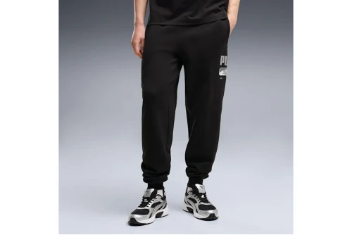 Puma Sport Logo Play Fleece Παντελόνι Φόρμας Ανδρικό (694707 01)