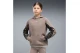 Puma Sport Animal Fleece Παιδικό Φούτερ με Κουκούλα Καφέ, Μαύρο, Εκρού
