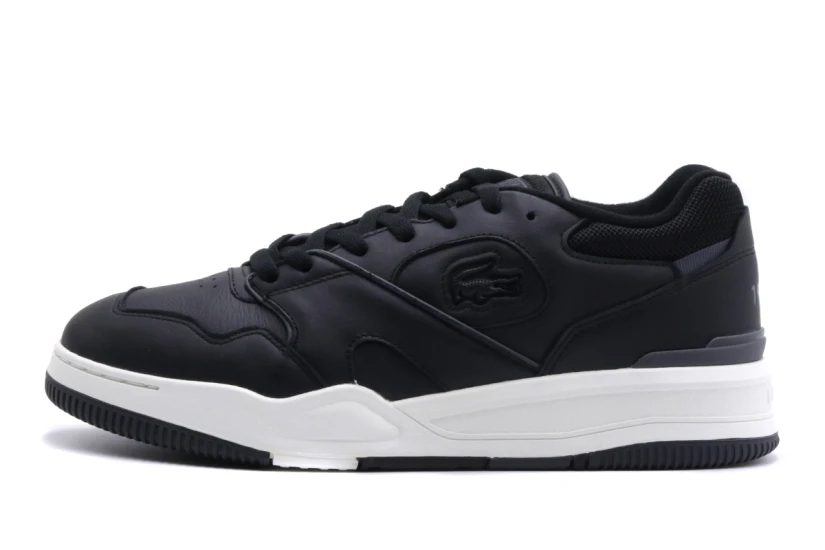 Lacoste Lineshot Ανδρικά Sneakers Μαύρα, Λευκά