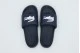 Lacoste Serve Slides 1.0 Ανδρικές Παντόφλες Μπλε Σκούρο, Λευκές
