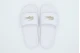 Lacoste Serve Slides Γυναικείες Παντόφλες Λευκές, Μπρονζέ