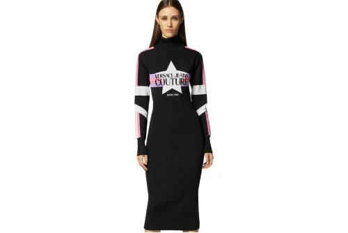 Versace Vi Logo Star F14 Φόρεμα Midi (75HAOM51 CM30H 899)