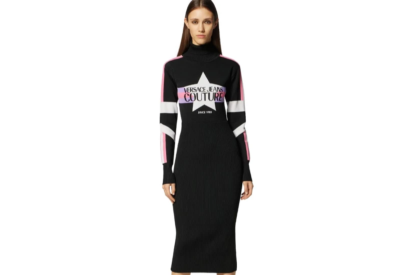 Versace Vi Logo Star F14 Φόρεμα Midi (75HAOM51 CM30H 899)