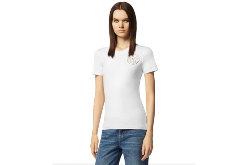 Versace S S Vembl S Thick Fo T-Shirt Γυναικείο (76HAHT02 CJ03T G03)