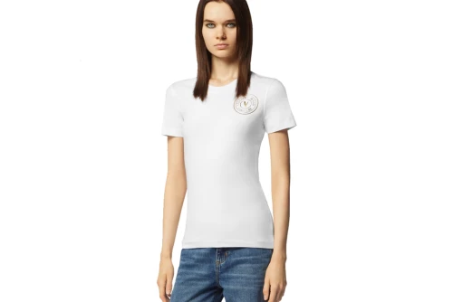 Versace S S Vembl S Thick Fo T-Shirt Γυναικείο (76HAHT02 CJ03T G03)