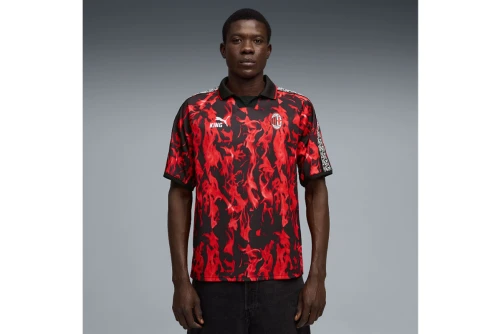 Puma Ac Milan King Retro Soccer Jersey T-Shirt Ανδρικό (784731 01)