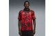 Puma AC Milan King Retro Soccer Jersey Ανδρικό Κοντομάνικο T-Shirt Μαύρο, Κόκκινο, Λευκό
