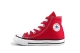 Converse Chuck Taylor All Star Βρεφικά Sneakers Κόκκινα, Λευκά