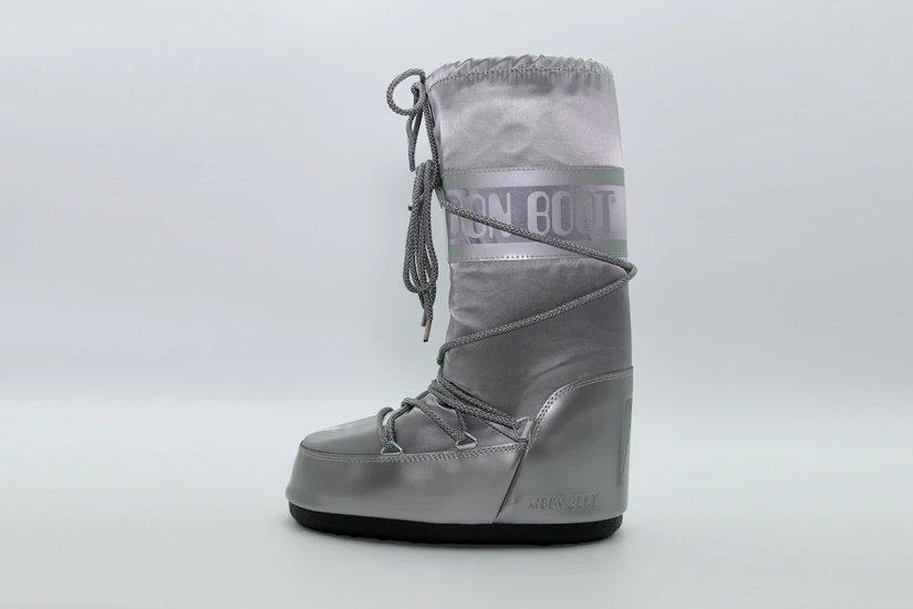 Moon Boot Icon Glance Γυναικείες Μπότες Ασημί