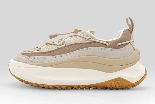 Moon Boot Moon247 Xlace Off White And Taupe Sneakers (80D2490090 AH05)