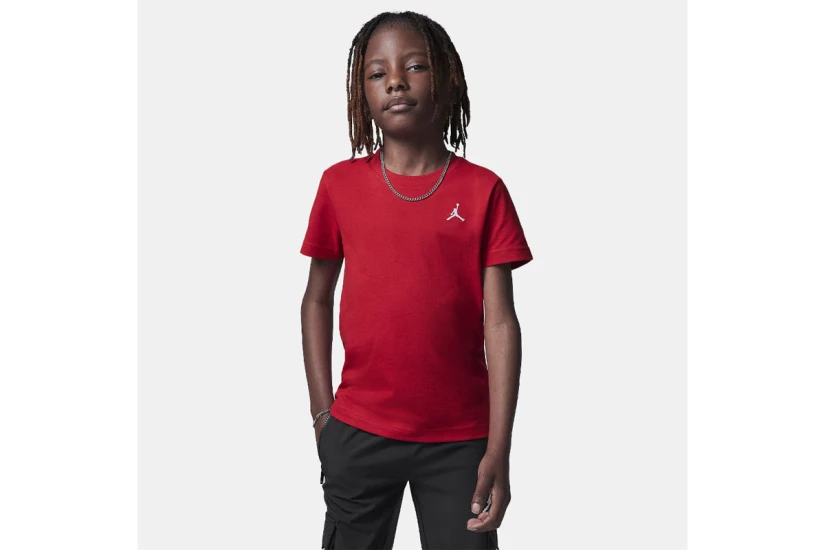 Jordan Jumpman Air Embroidered Παιδικό Κοντομάνικο T-Shirt Κόκκινο