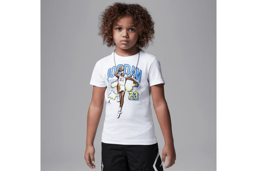 Jordan Customized Air Βρεφικό - Παιδικό Κοντομάνικο T-Shirt Λευκό