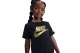 Nike Futura Παιδικό Κοντομάνικο T-Shirt Μαύρο, Χρυσό
