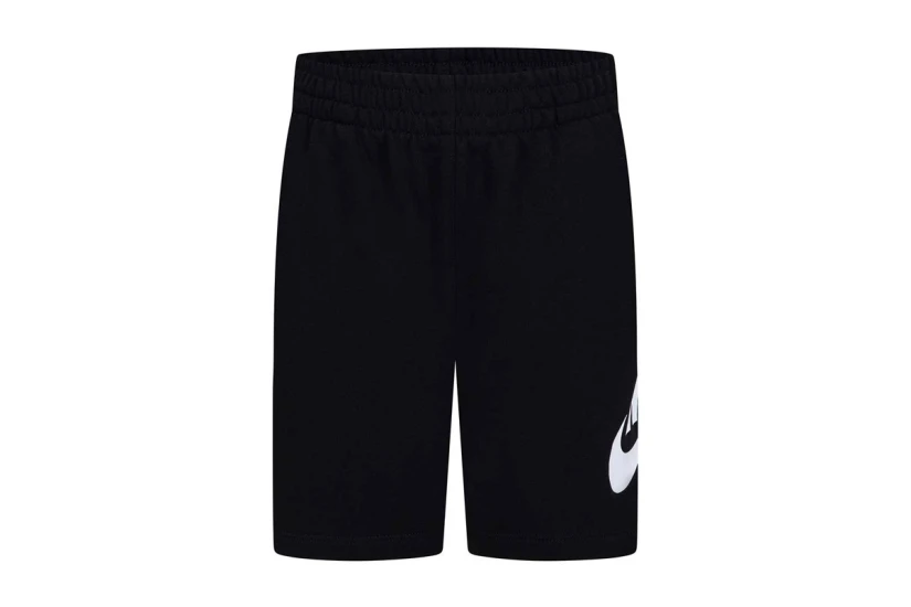 Nike Sportswear Club French Terry Παιδικό Αθλητικό Σορτς Μαύρο, Λευκό