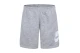Nike Sportswear Club French Terry Παιδικό Αθλητικό Σορτς Γκρι, Λευκό