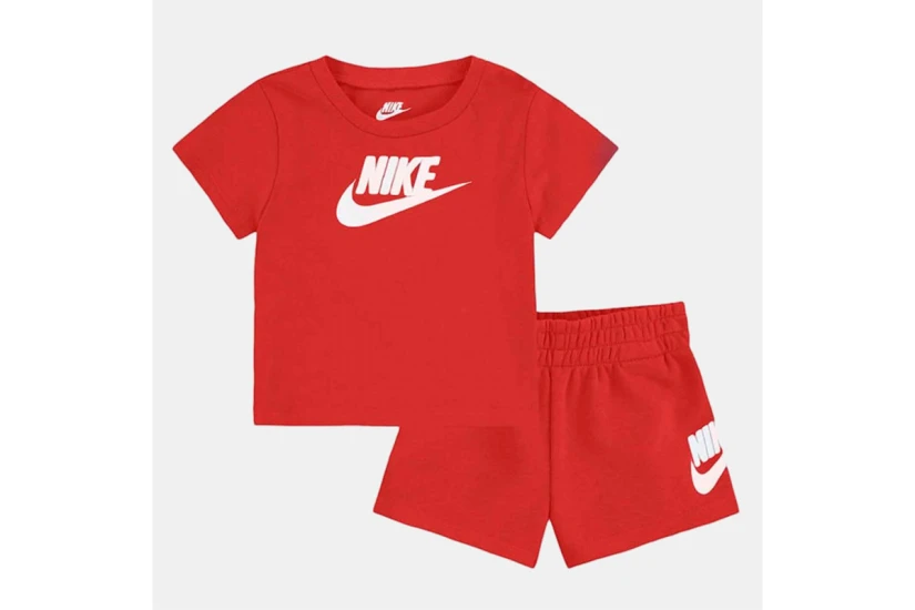 Nike Club Βρεφικό - Παιδικό Σετ Κοντομάνικη Μπλούζα - Σορτς