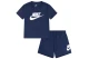 Nike Club Βρεφικό - Παιδικό Σετ Κοντομάνικη Μπλούζα - Σορτς