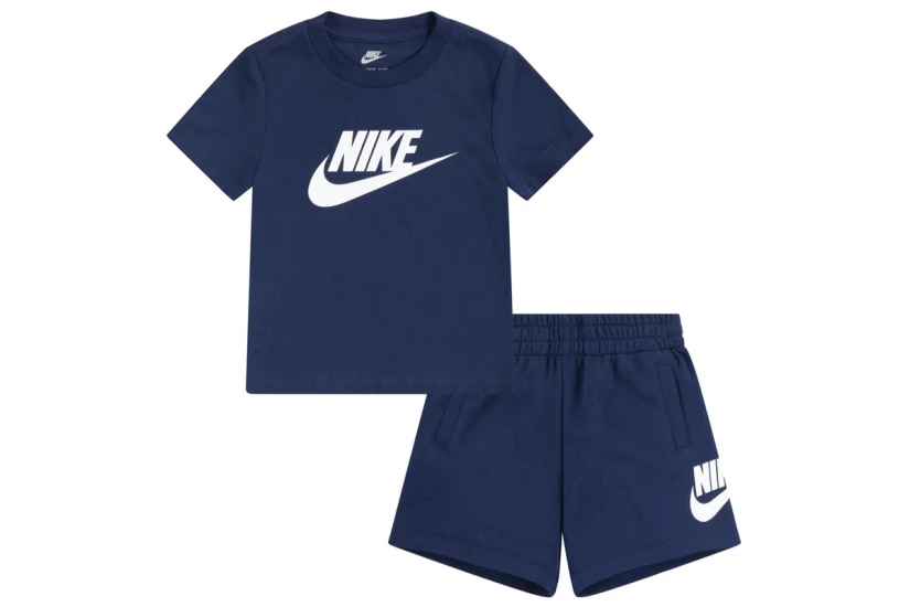 Nike Club Βρεφικό - Παιδικό Σετ Κοντομάνικη Μπλούζα - Σορτς