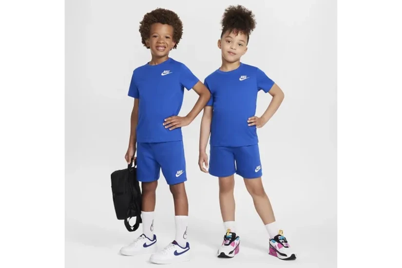 Nike Club Βρεφικό-Παιδικό Σετ Κοντομάνικη Μπλούζα-Σορτς Ρουά