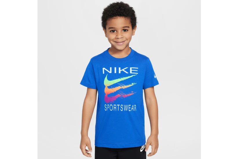 Nike Sportswear Swoosh Παιδικό Κοντομάνικο T-Shirt Ρουά