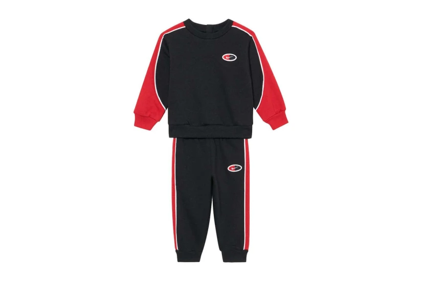 Nike Fleece Παιδικό Σετ Μακρυμάνικη Μπλούζα - Παντελόνι Φόρμας
