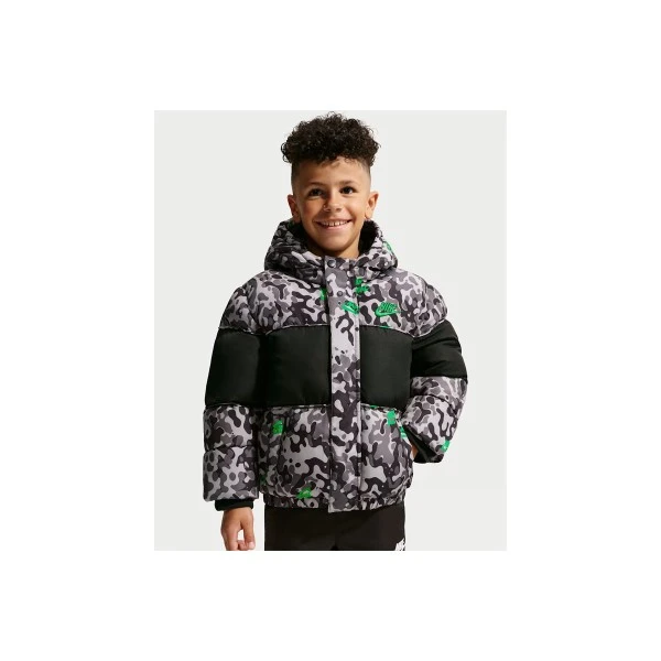 Nike Jacquard Logo Mixed Media Μπουφάν Puffer (86N976 K0P)