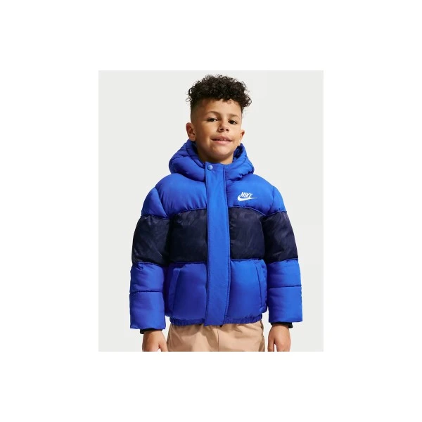 Nike Jacquard Logo Mixed Media Μπουφάν Puffer (86N976 U89)