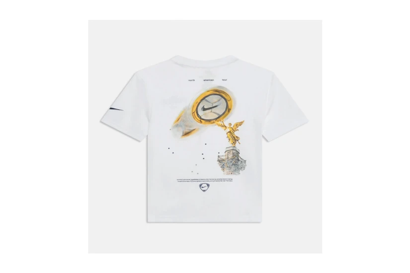 Nike World Cup Graphic Παιδικό Κοντομάνικο T-Shirt Λευκό, Χρυσό, Μαύρο
