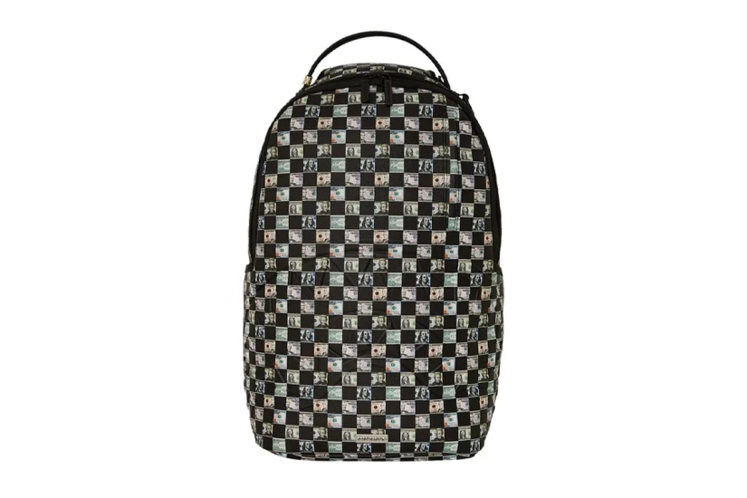 Sprayground Checks Cashed DLX Backpack