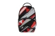 Sprayground Shredded Arctic Dlxsr Backpack Μαύρο, Κόκκινο, Γκρι