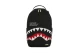 Sprayground Shark Central Knit Dlx Backpack Μαύρο, Λευκό, Κόκκινο