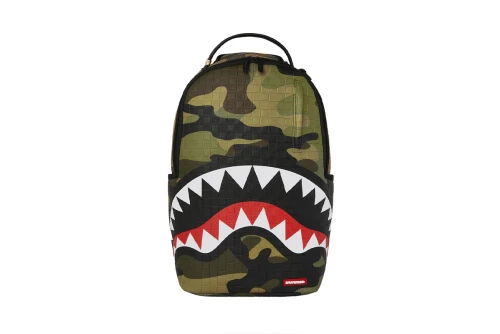 Sprayground Woodland Camo Check Dlxsv Backpack (910B7654NSZ)