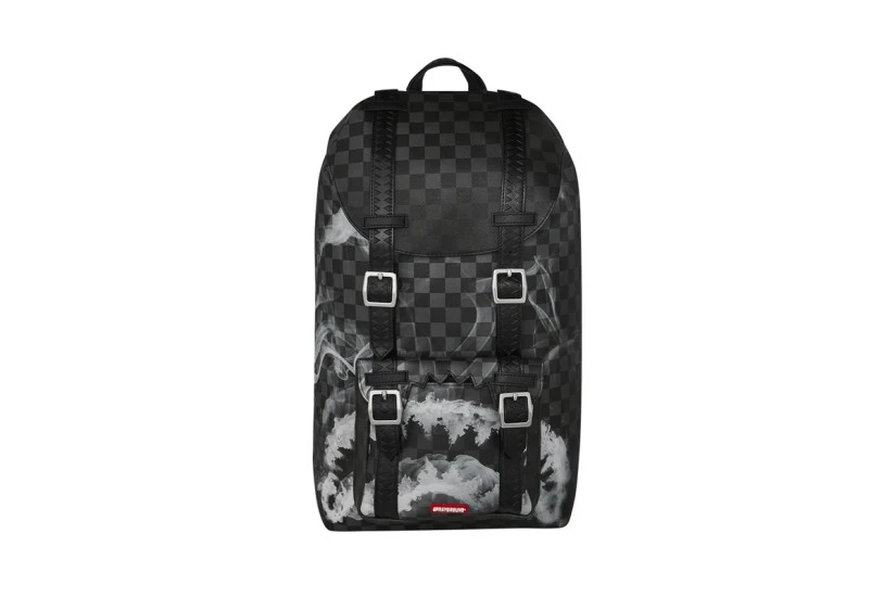 Sprayground Sip N Smoke Hills Backpack Μαύρο, Γκρι Ανοιχτό